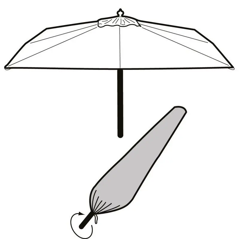 GLD0102_3 Garland Parasol Cover Extra Large 216cm