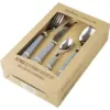 GRU0001_2 Grunwerg Greenwork Cutlery Set 24 Piece Mosaic Tiles