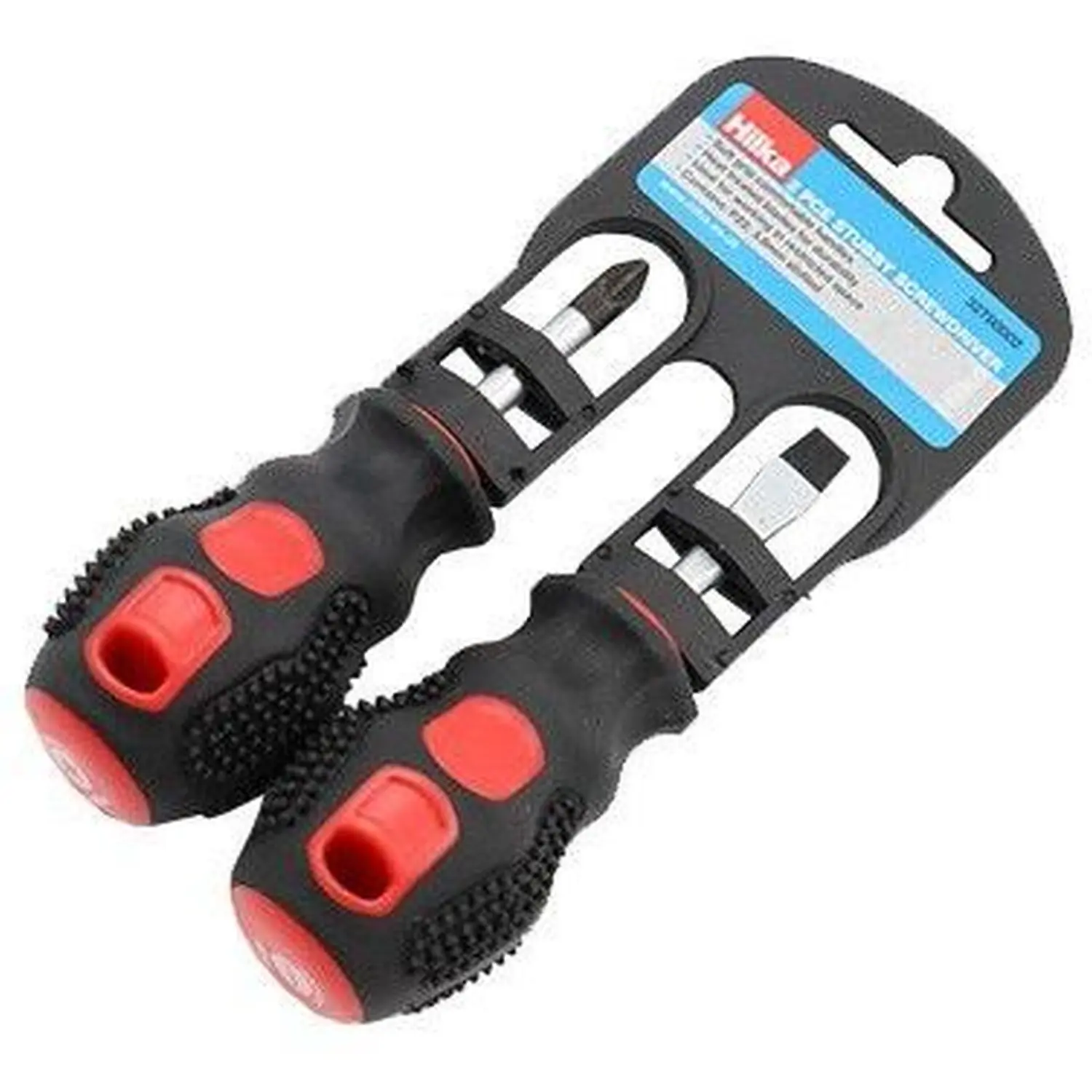 Hilka 2 Piece Stubby Screwdriver Set