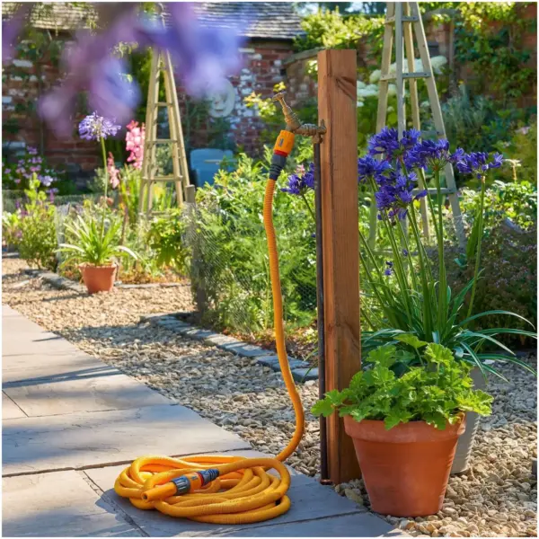 HOS0102 Hozelock Wonderhoze Expands Up To 30m Includes Gun
