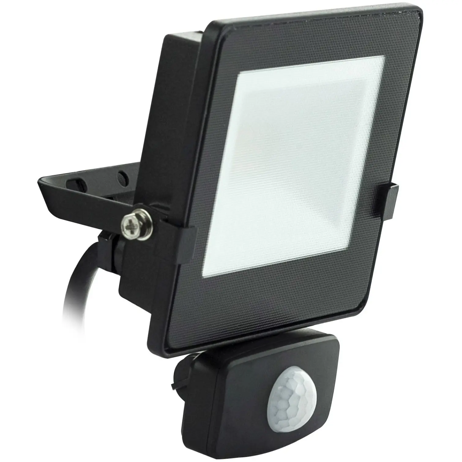 NEX0512_1 Luceco Slimline10w LED PIR Floodlight