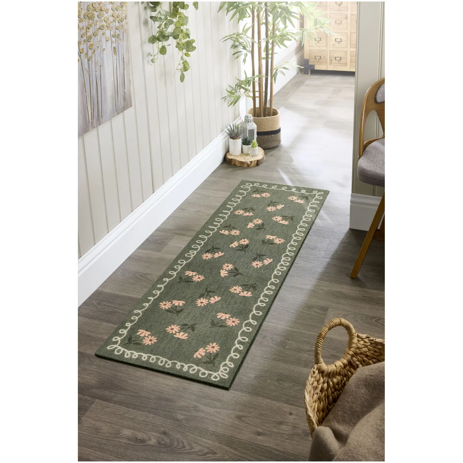 PEX0049_1 My Mat My Home In Bloom 50 x 150cm