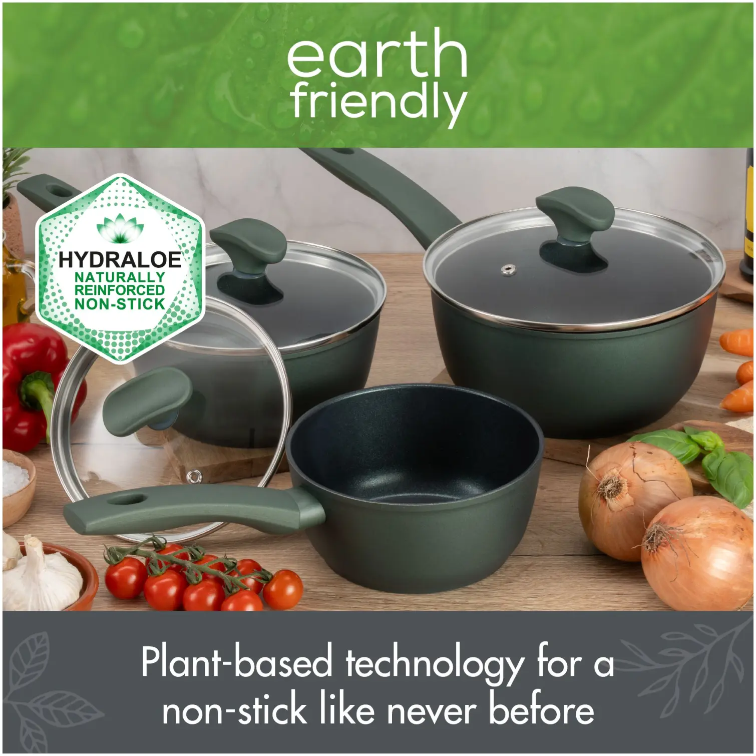 Prestige Earth Friendly Non Stick Pan Set 3 Piece