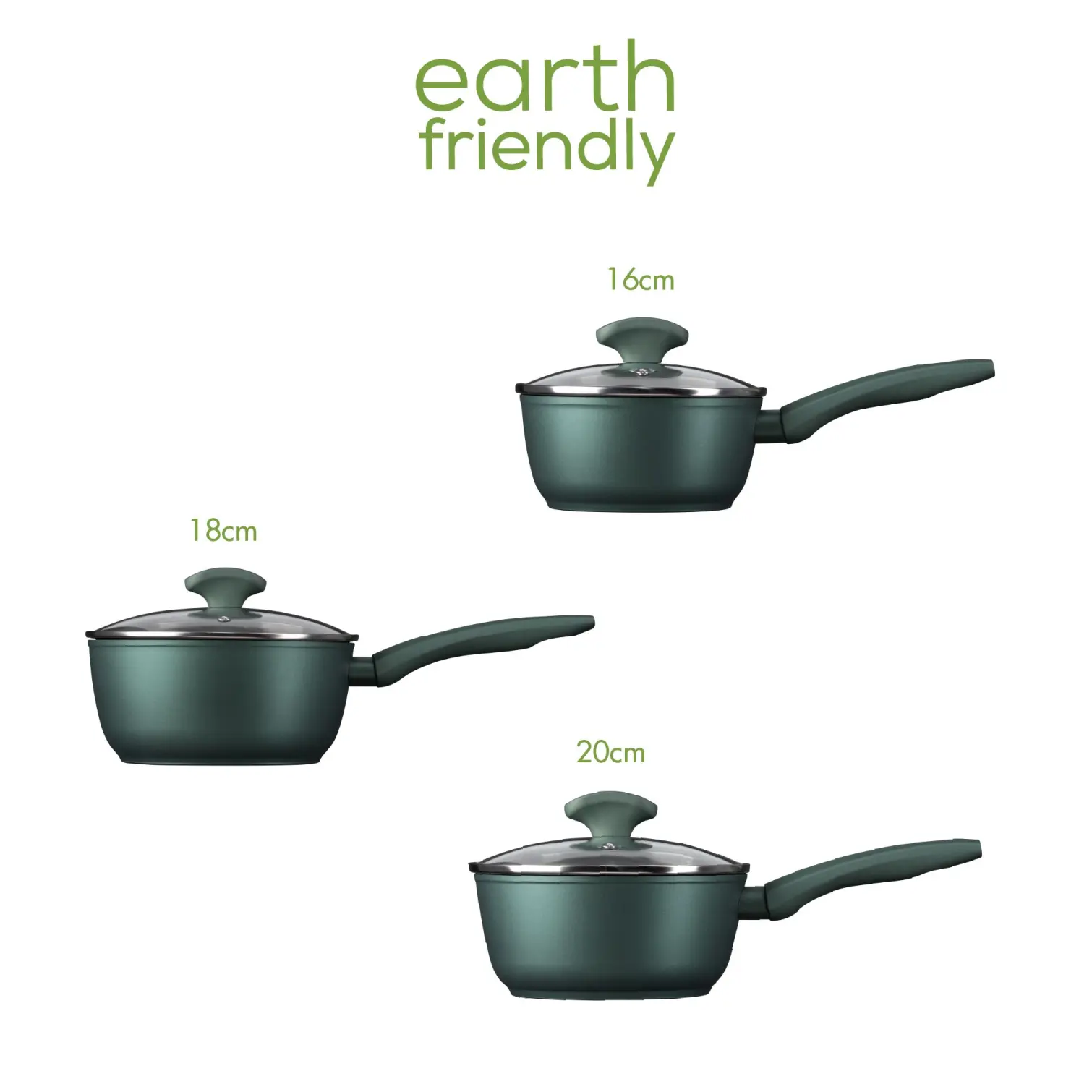 Prestige Earth Friendly Non Stick Pan Set 3 Piece