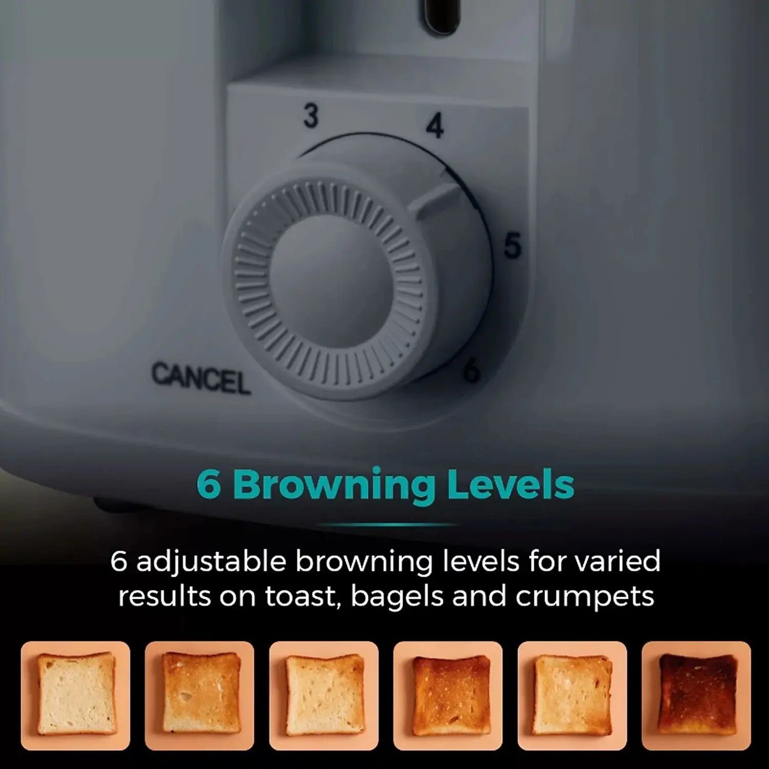 Tower Presto 2 Slice Toaster Grey