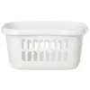 Wham Hipster Laundry Basket White 40 x 33 x 66.5cm