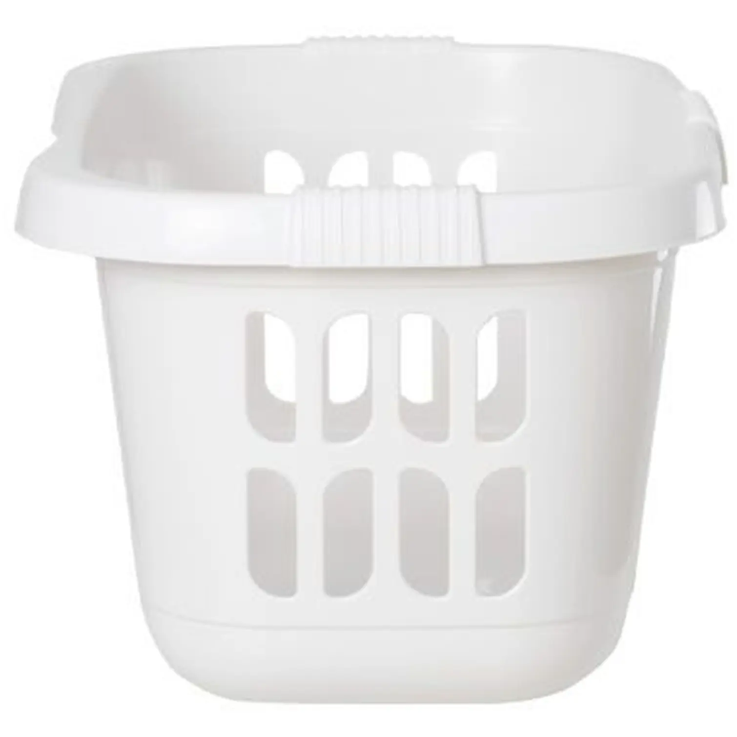 Wham Hipster Laundry Basket White 40 x 33 x 66.5cm