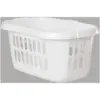 Wham Hipster Laundry Basket White 40 x 33 x 66.5cm