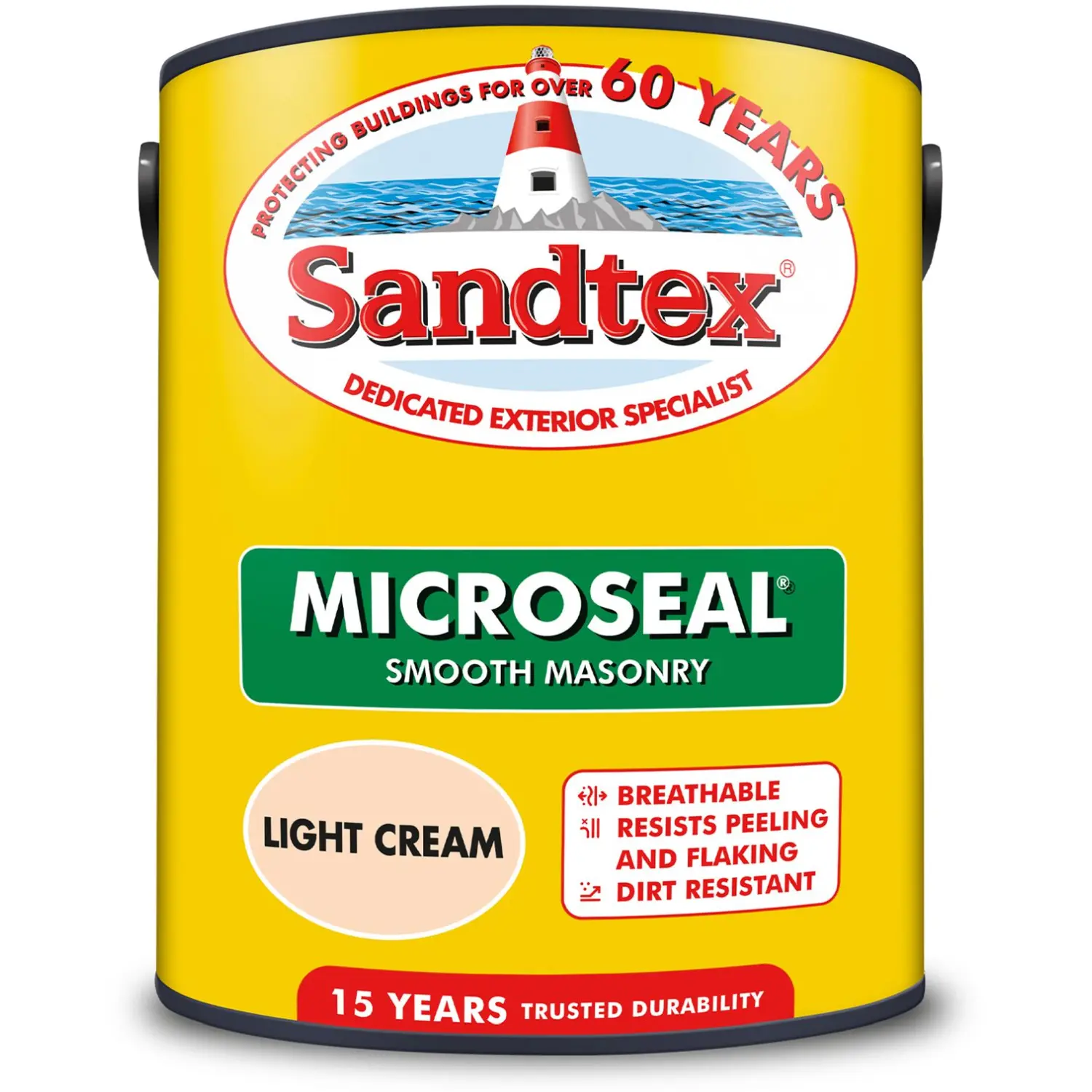 CRW0020 Sandtex Masonry Paint 5Ltr Light Cream