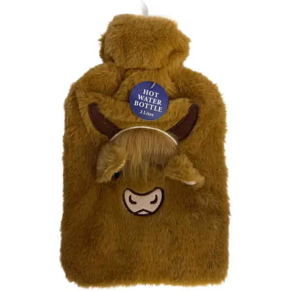 Hairy Cow Hot Water Bottle 2L