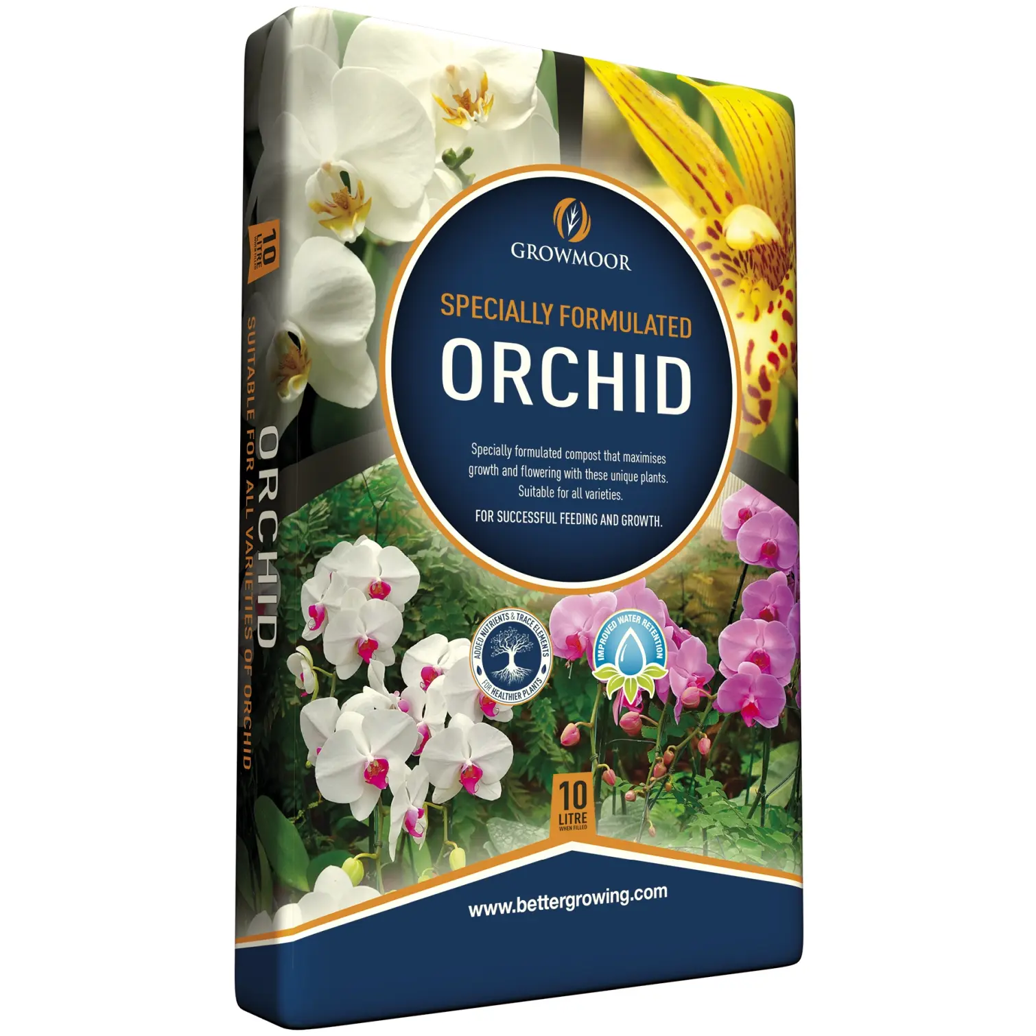 GRO0055 Growmoor Orchid Compost 8 Litre