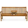 Spey 3 Seater Bench With Table Teak