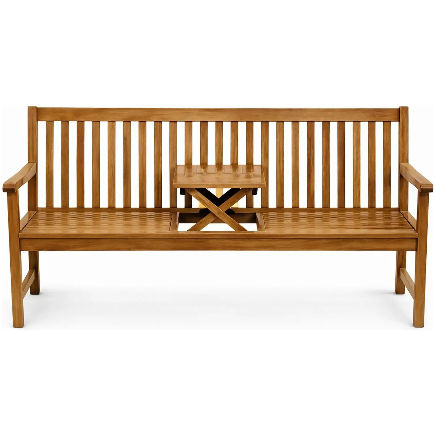 Spey 3 Seater Bench With Table Teak