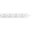NEX0024_1 Masterplug Individually Switched 4 Gang 13amp 2 Metre Trailing Socket