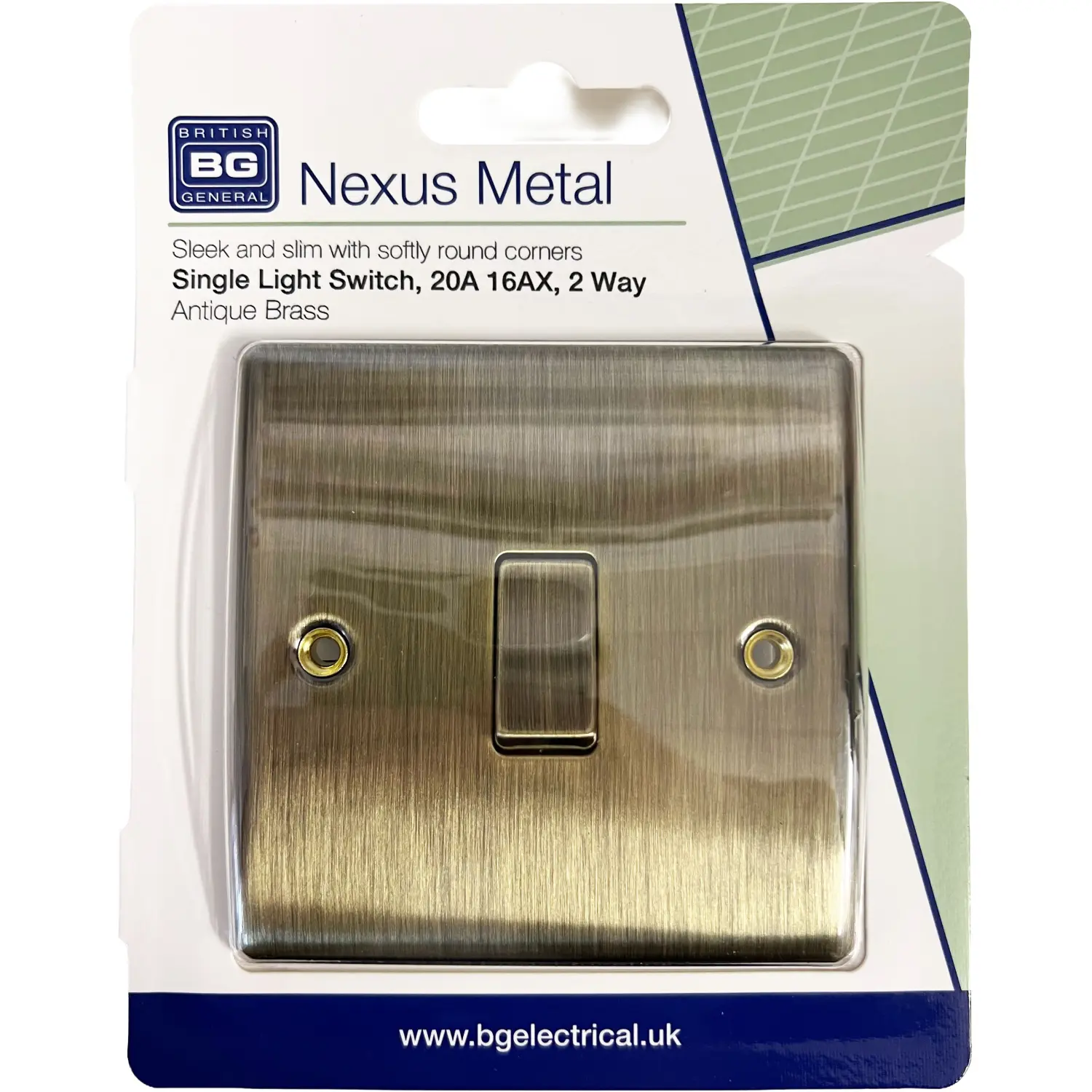 BG 1g Wall Switch Antique Brass