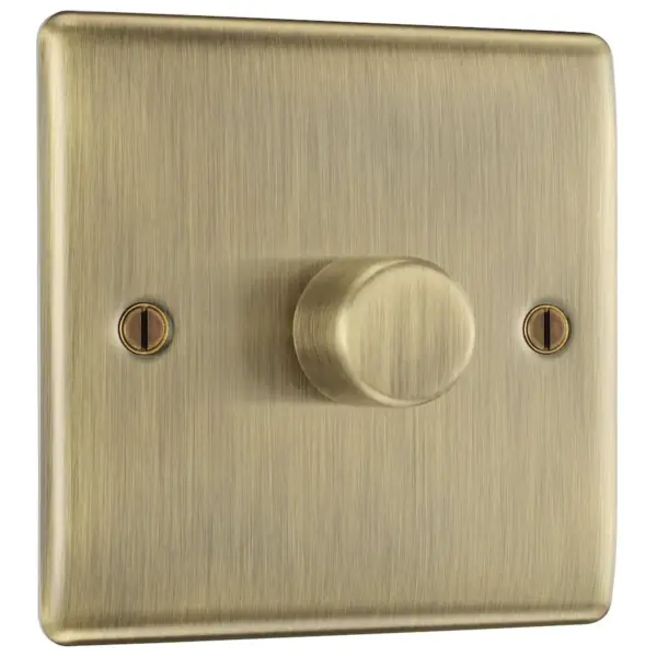BG 1g2Way Dim Switch Antique Brass