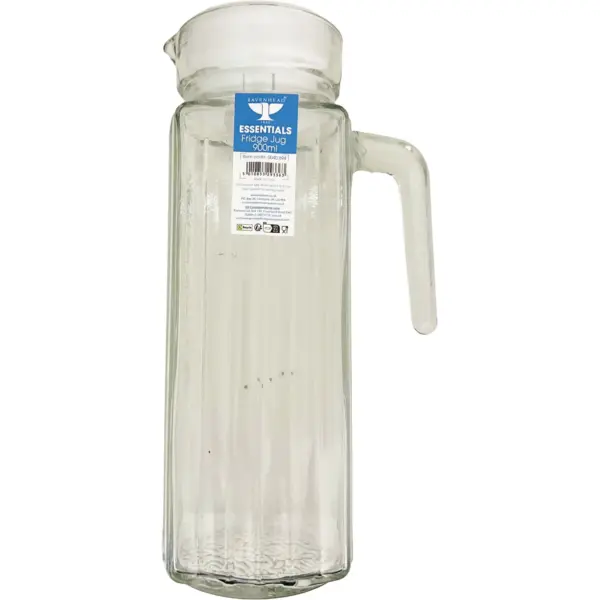 RAY0032 Ravenhead Essentials Fridge Jug & Lid 900ml