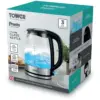 Tower PT10090BLK Illuminated Glass Kettle Black
