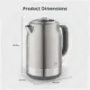 Swan Retro Jug Kettle S/Steel