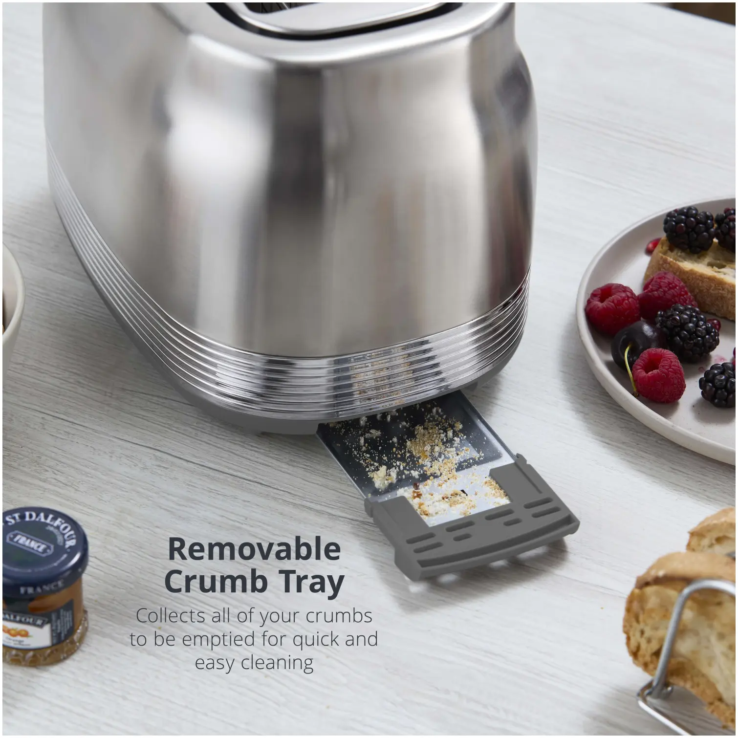 Swan Retro 2 Slice Toaster Stainless Steel