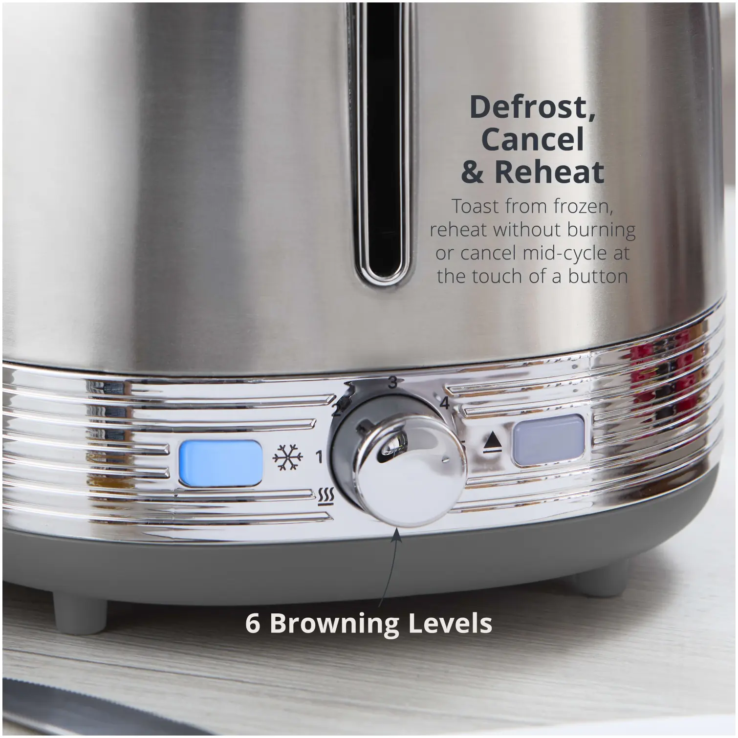 Swan Retro 2 Slice Toaster Stainless Steel