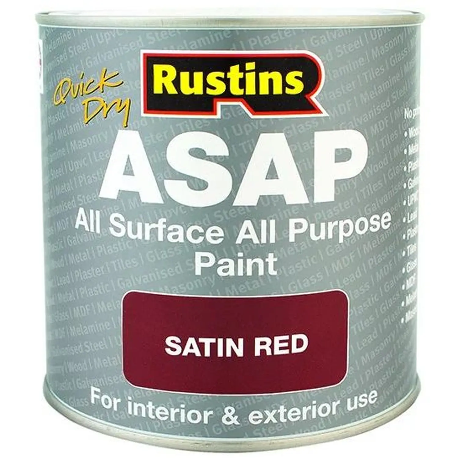 Rustins ASAP Red 250ml