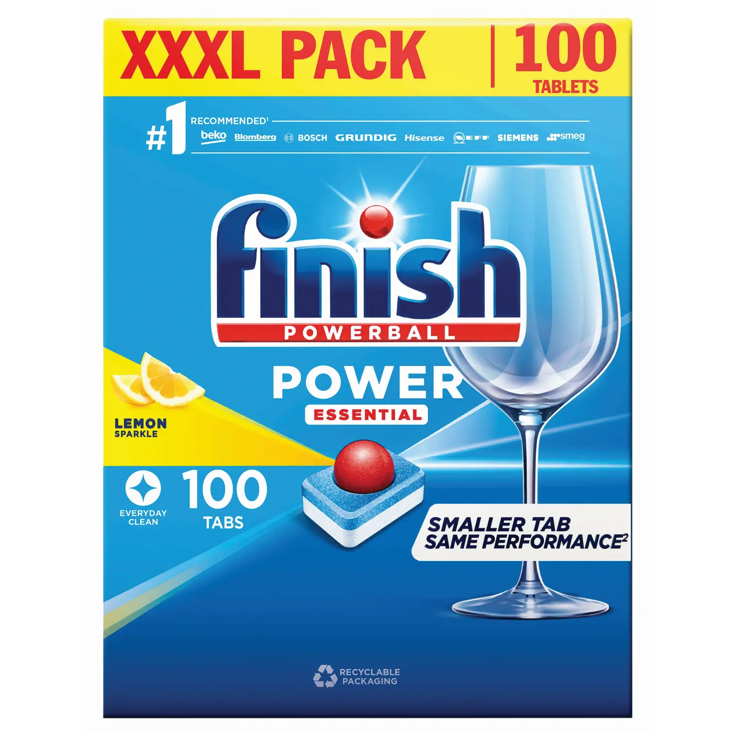 SOI0047 Finish Power Essential Dishwasher Tablets Box of 100