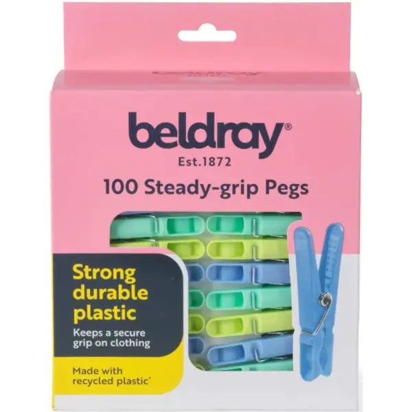 Beldray Steady-Grip Pegs Pack of 100