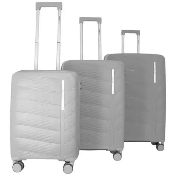 Grey 3 Piece Luggage Set