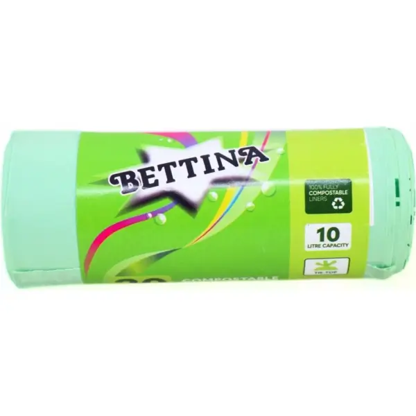 Bettina Compostable Caddy Liners 20 Pack 10L