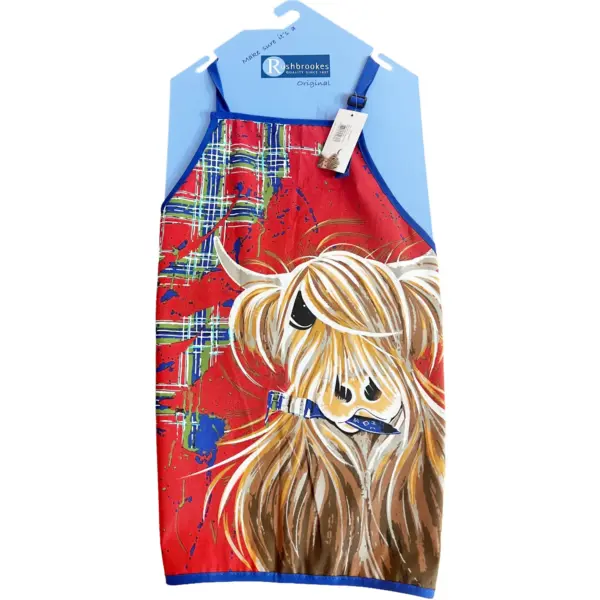 Tartan Paint Childrens Apron