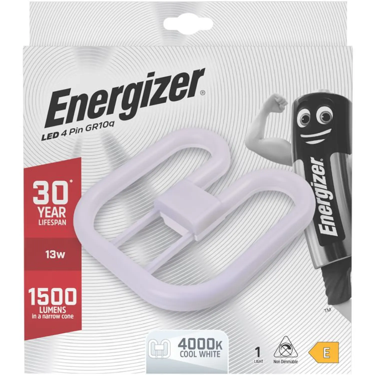 Energizer 4Pin 2D 13w LED Bulb White