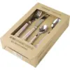 GRU0002_2 Grunwerg Greenwork Cutlery Set 24 Piece Pastel Stripes
