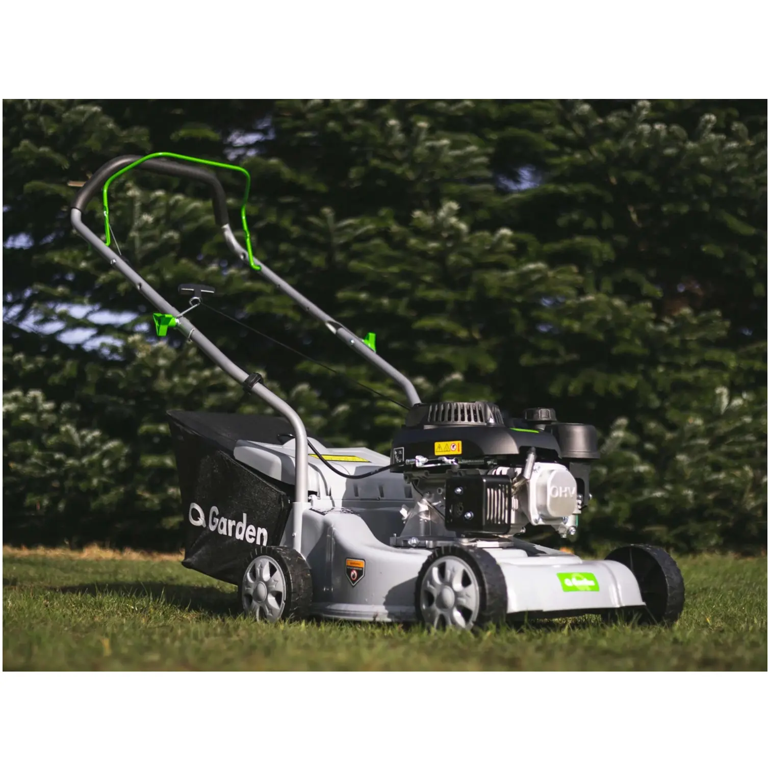 Q Garden 39cm Petrol Rotary Push