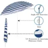 Tilting Beach Parasol Assorted Colours 1.8m
