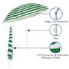 Tilting Beach Parasol Assorted Colours 1.8m