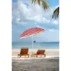 Tilting Beach Parasol Assorted Colours 1.8m