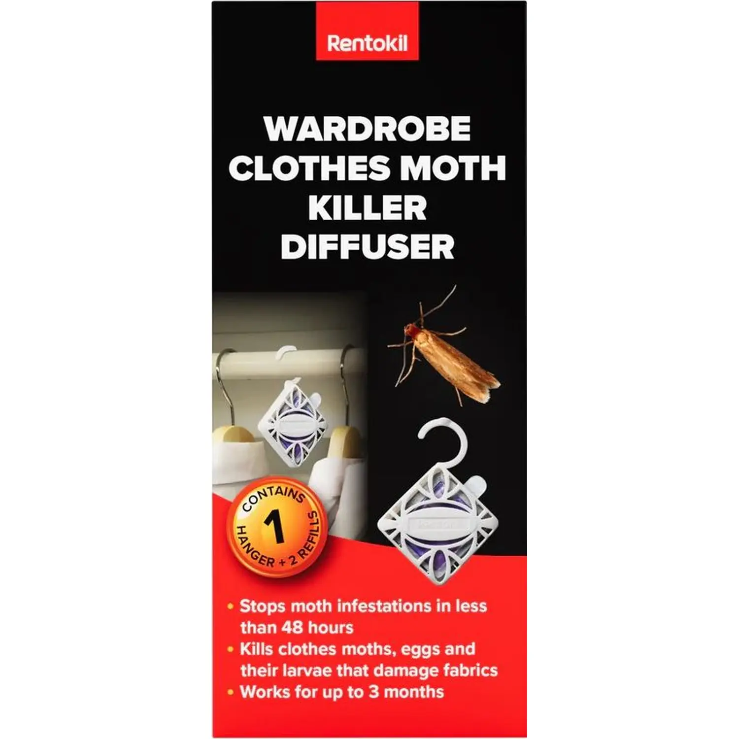 Rentokil Clothes Moth Killer Diffuser