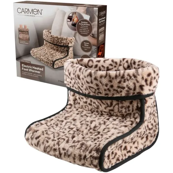 Carmen Foot Warmer Leopard Print