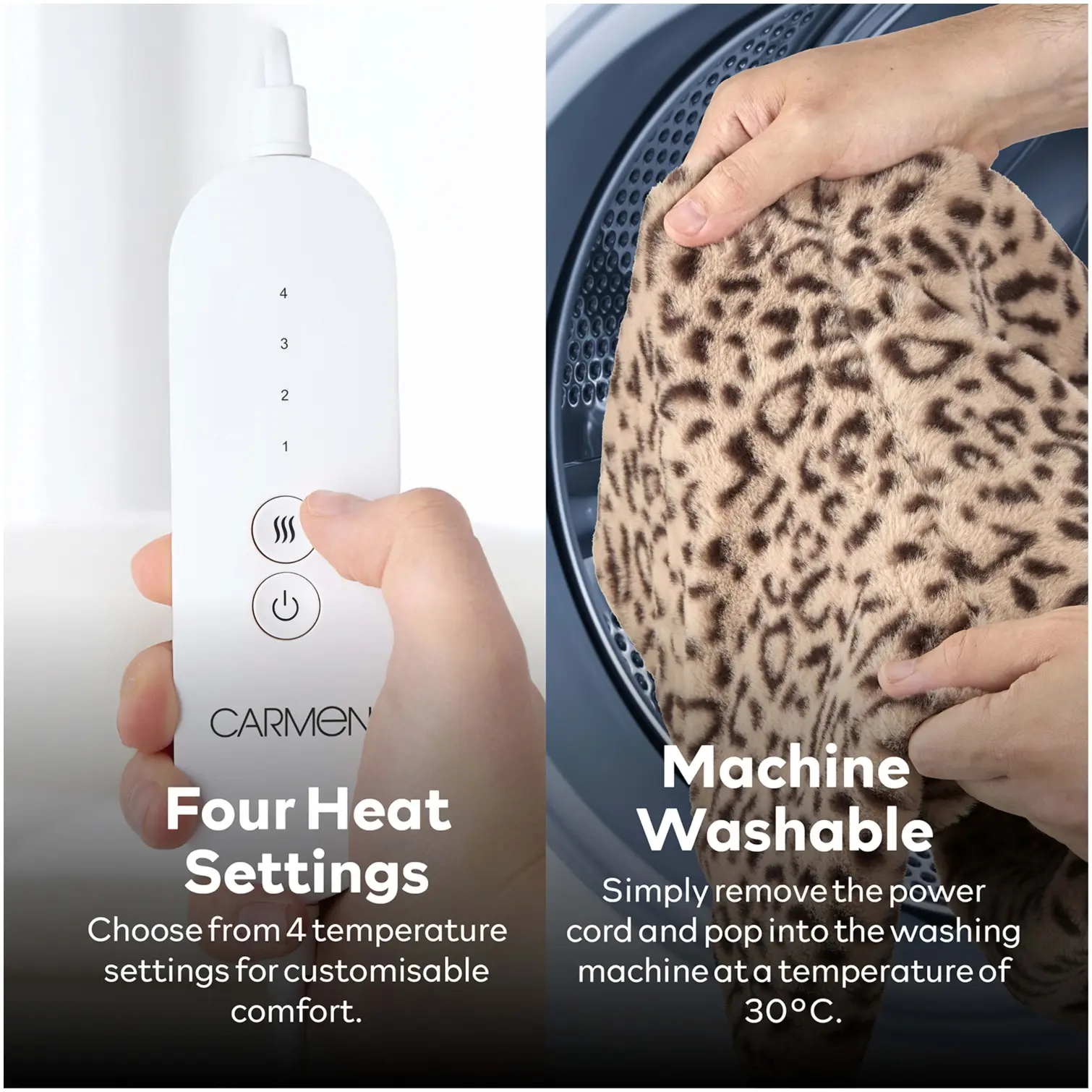 Carmen Foot Warmer Leopard Print