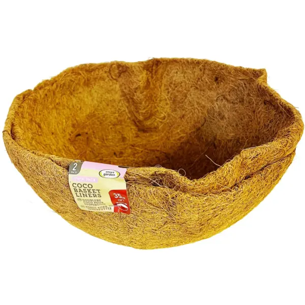 SMA0088 Smart Garden Hanging Basket Liners 35cm Twin Pack