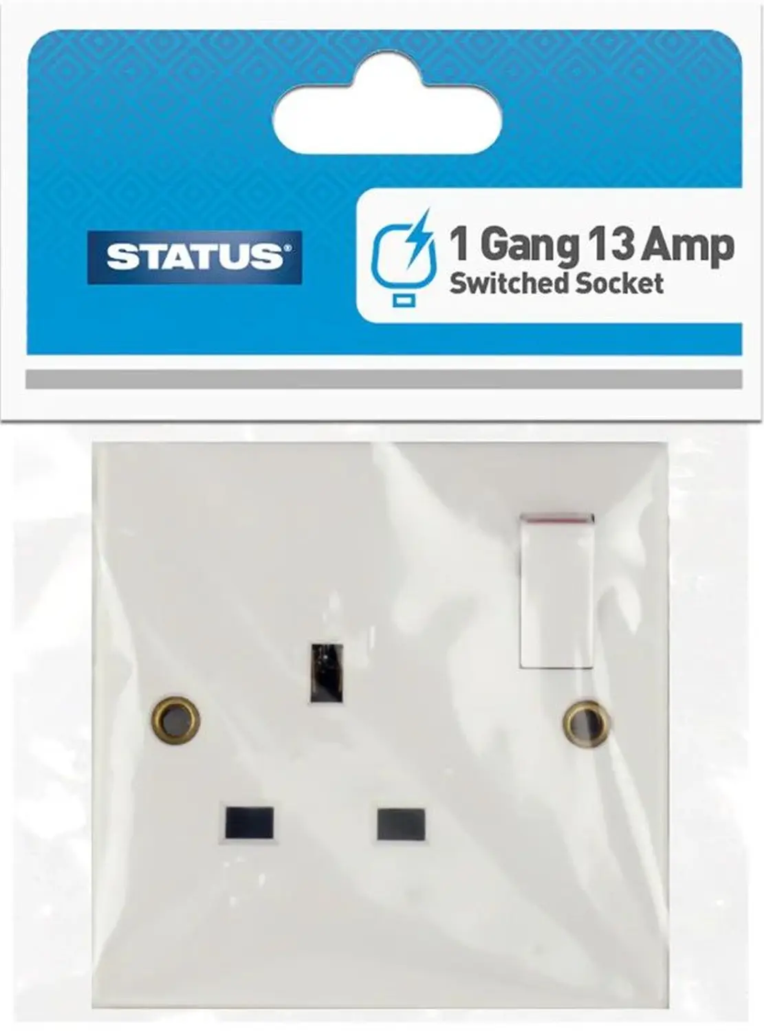 Status 13 Amp Single Switch Socket