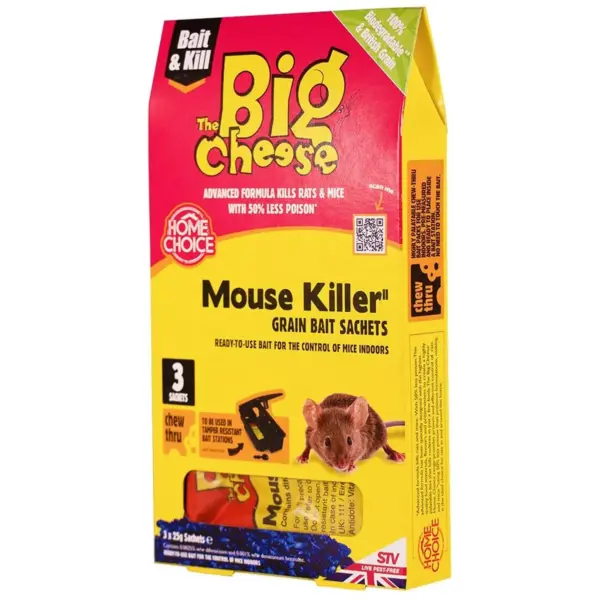 SVI0170 Big Cheese Mouse Killer Grain 3 Sachet