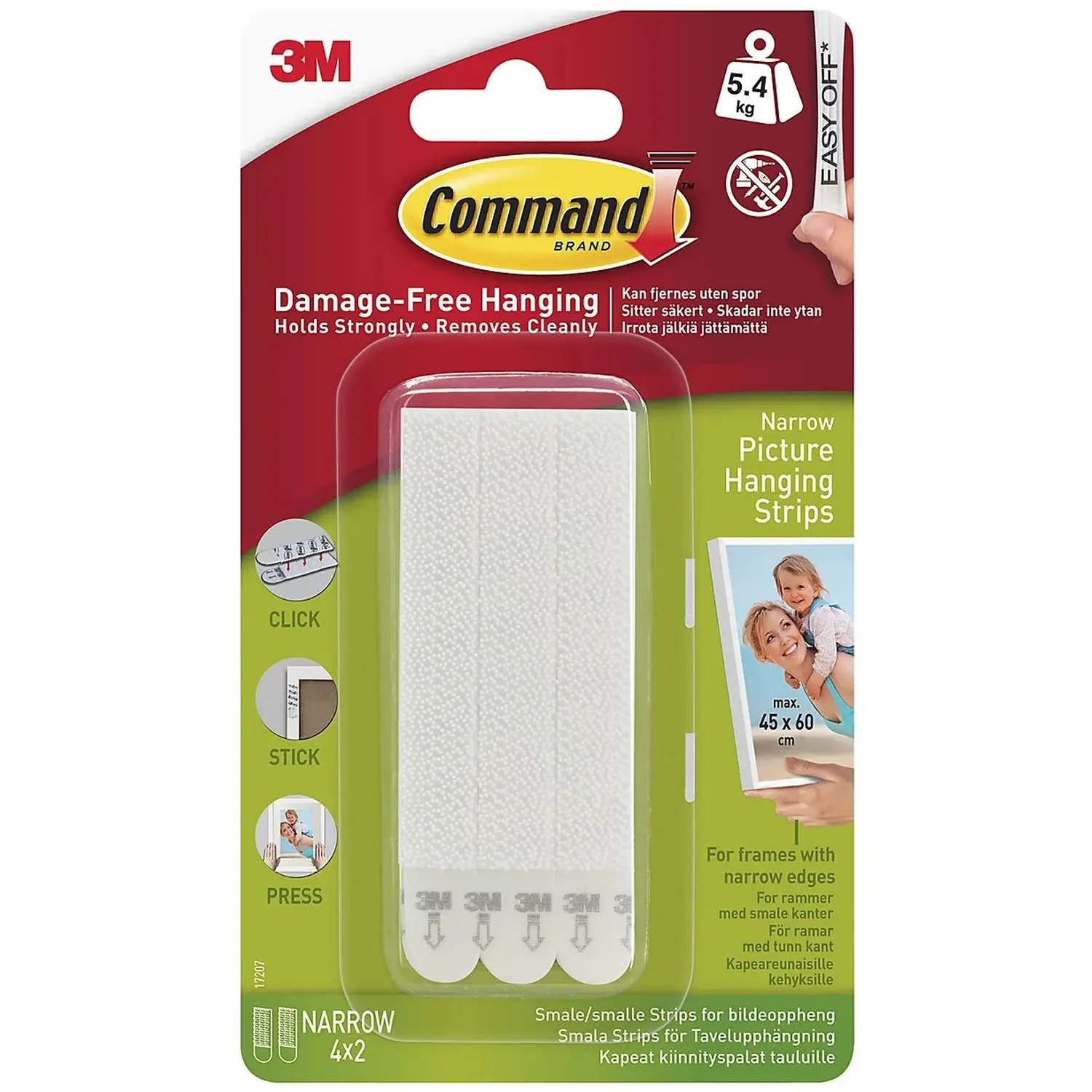 Command Narrow Picture Strips 4 Pack