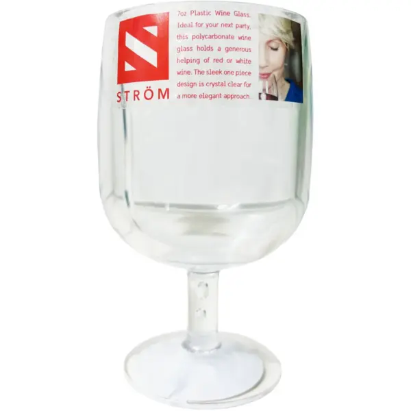 ZOO0129 Strom Plastic Wine Glass 200ml