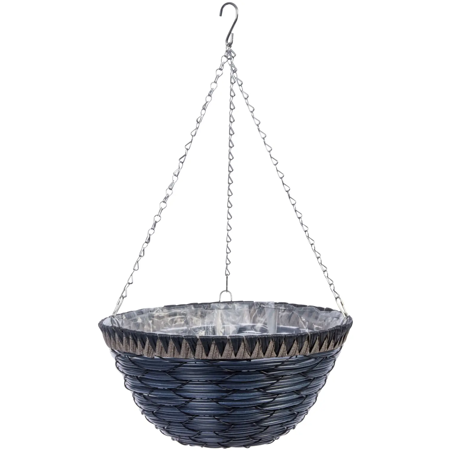 Smart Garden Hanging Basket Rattan Effect 14"
