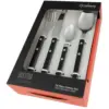 Grunwerg Bistro Cutlery Set Black16Pce