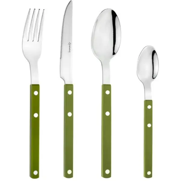 Grunwerg Bistro Cutlery Set Green16Pce
