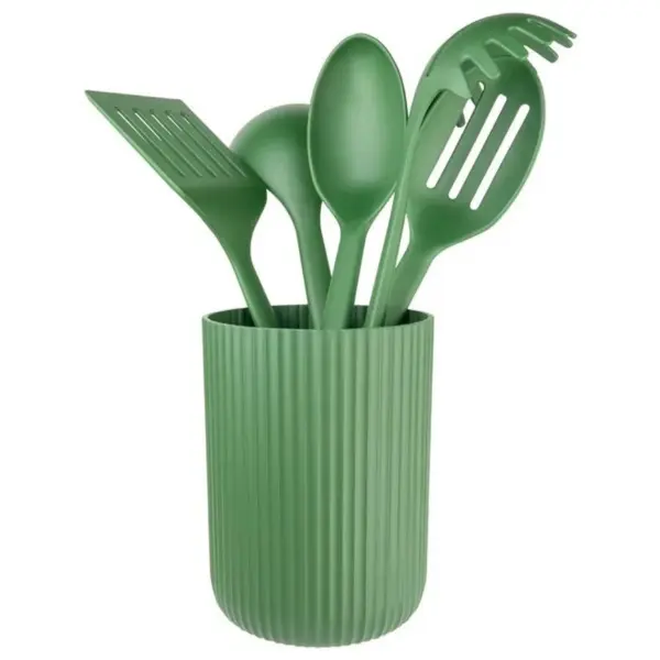 Greenworks Recycled Utensils 5Pce Set Green