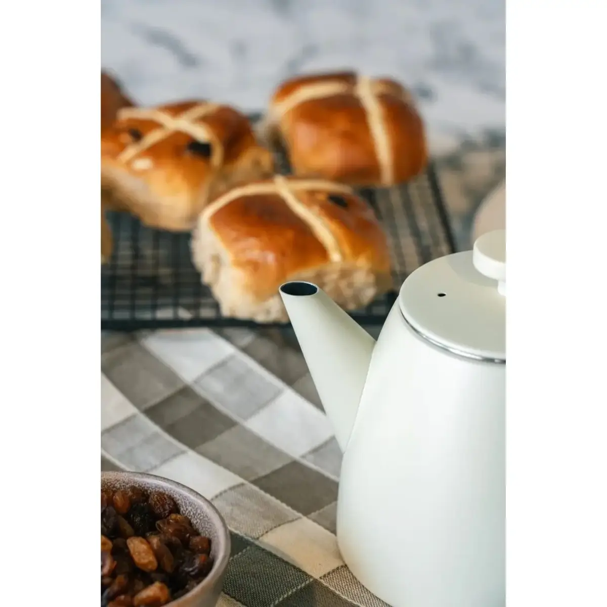 Cafe Ole Kelham Teapot White 600ml